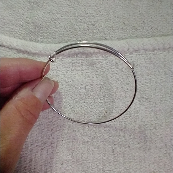 Silvertone charm bracelet blank - Picture 2 of 4